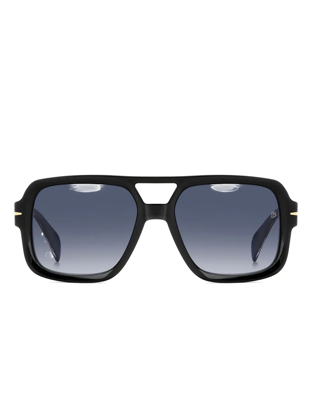 

Солнцезащитные очки в квадратной оправе Eyewear by David Beckham, черный