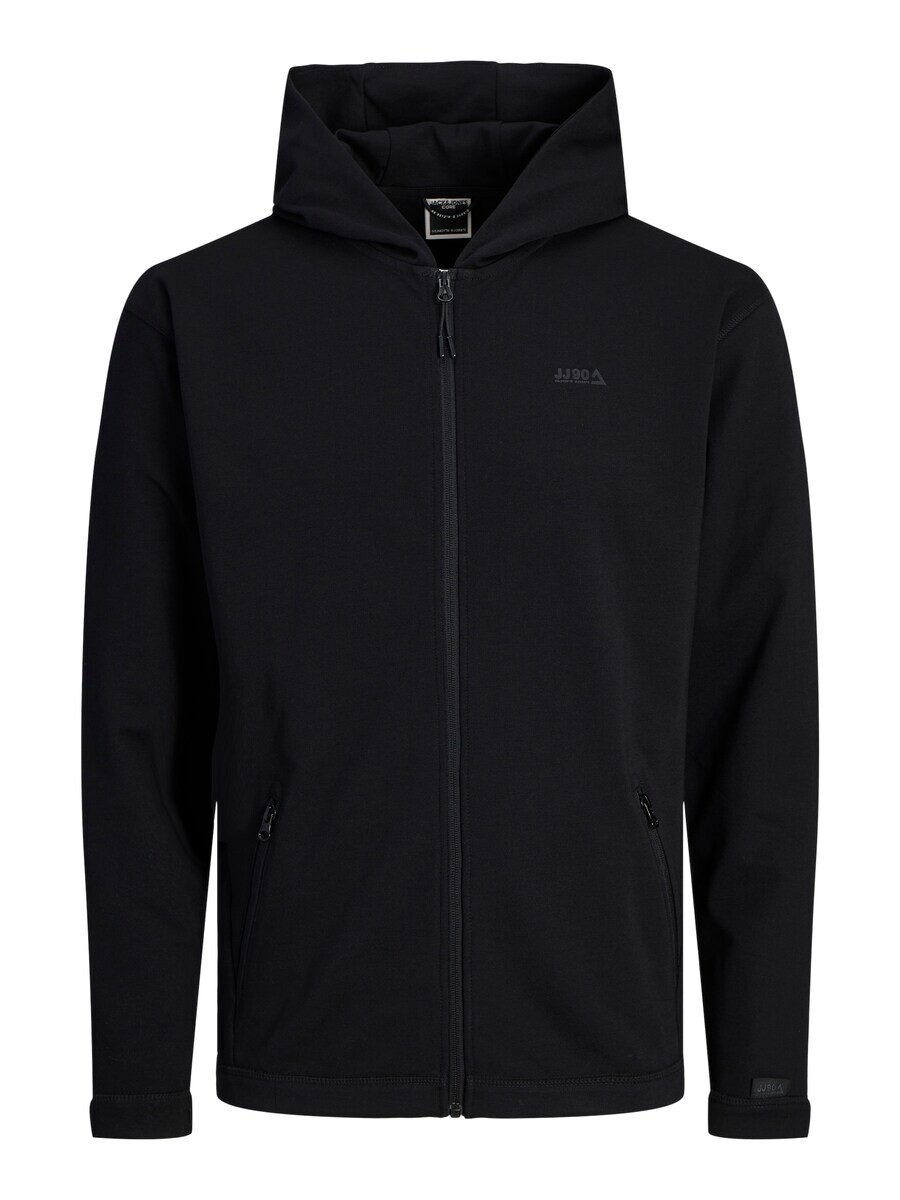 

Толстовка с капюшоном на молнии JACK & JONES Zip-Up Hoodie, черный