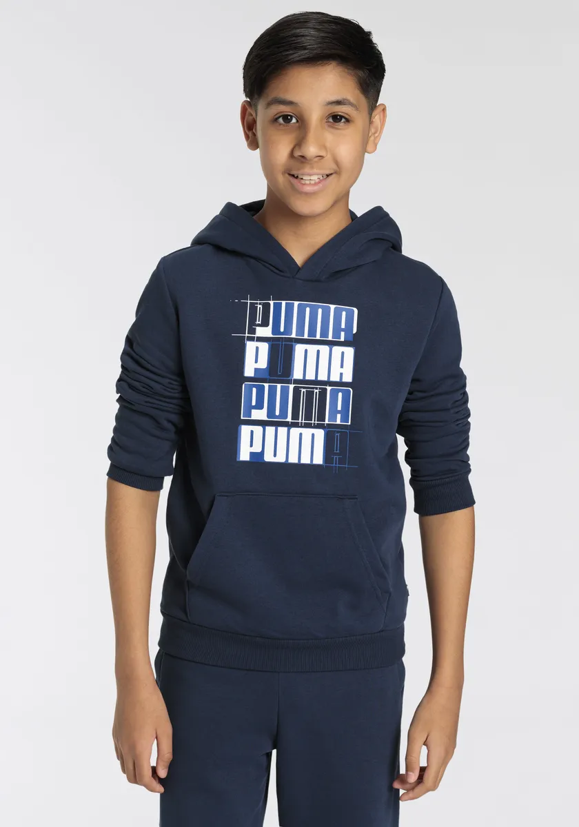 

Толстовка PUMA с капюшоном "ESS+ LOGO LAB HOODIE TR B", цвет Club Navy