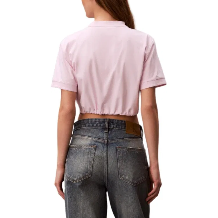 Футболка женская Pink с круглым вырезом Calvin Klein — фото 3