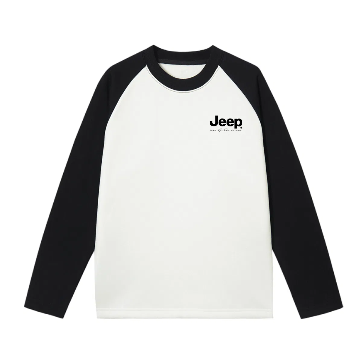 Свитшот детский Grade School с круглым вырезом Moderate Jeep, Black White