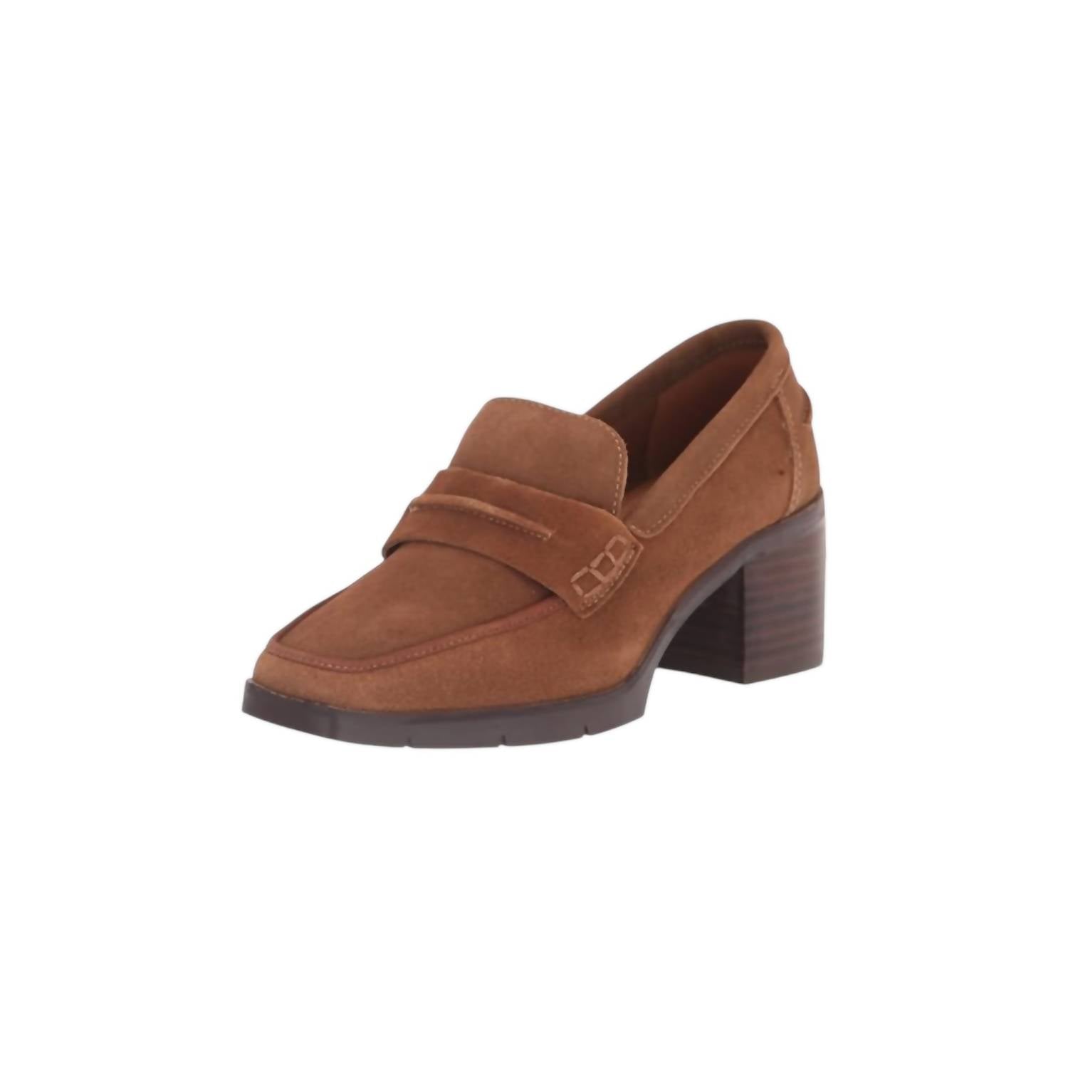 Женские туфли-лоферы Anellacs Heeled Loafer в цвете Cognac NYDJ