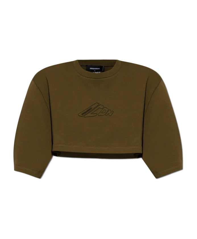 

Футболка с логотипом Dsquared2, зеленый