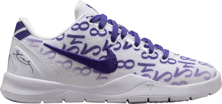 

Кроссовки Kobe 8 Protro PS 'Court Purple', белый