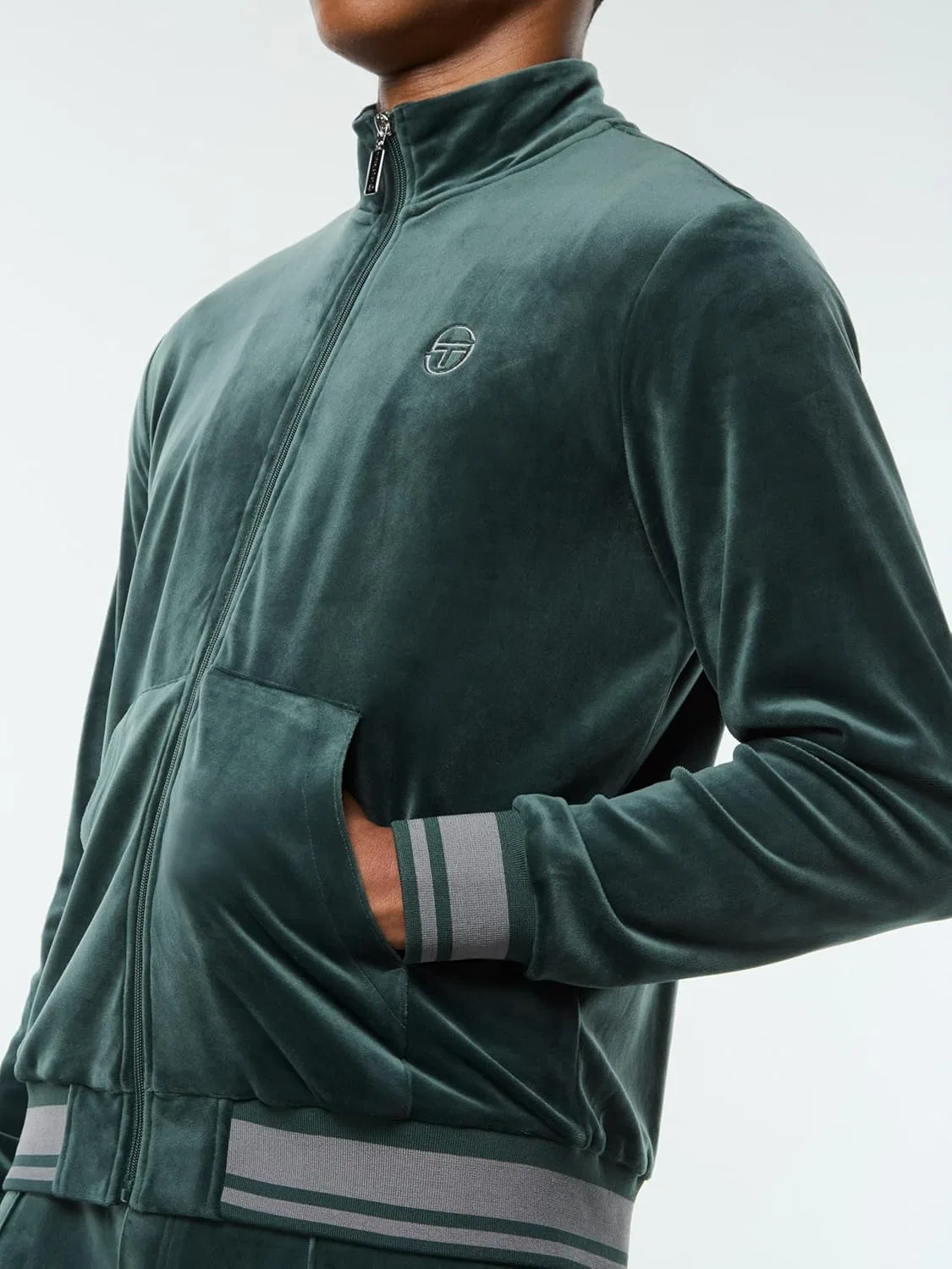 Куртка Sergio Tacchini Viaggioa Track Jacket, Green Gables — фото 3