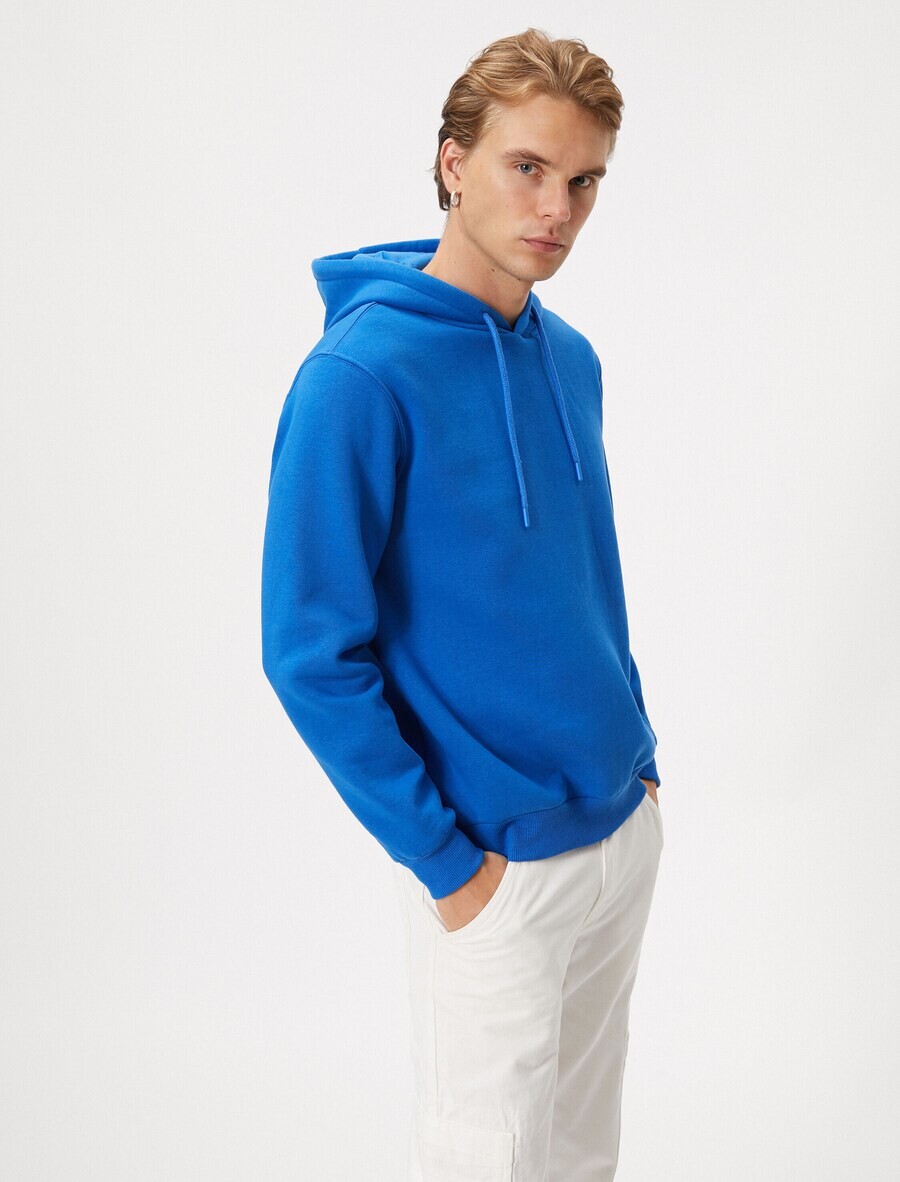 

Толстовка с капюшоном Koton Sweatshirt, королевский синий
