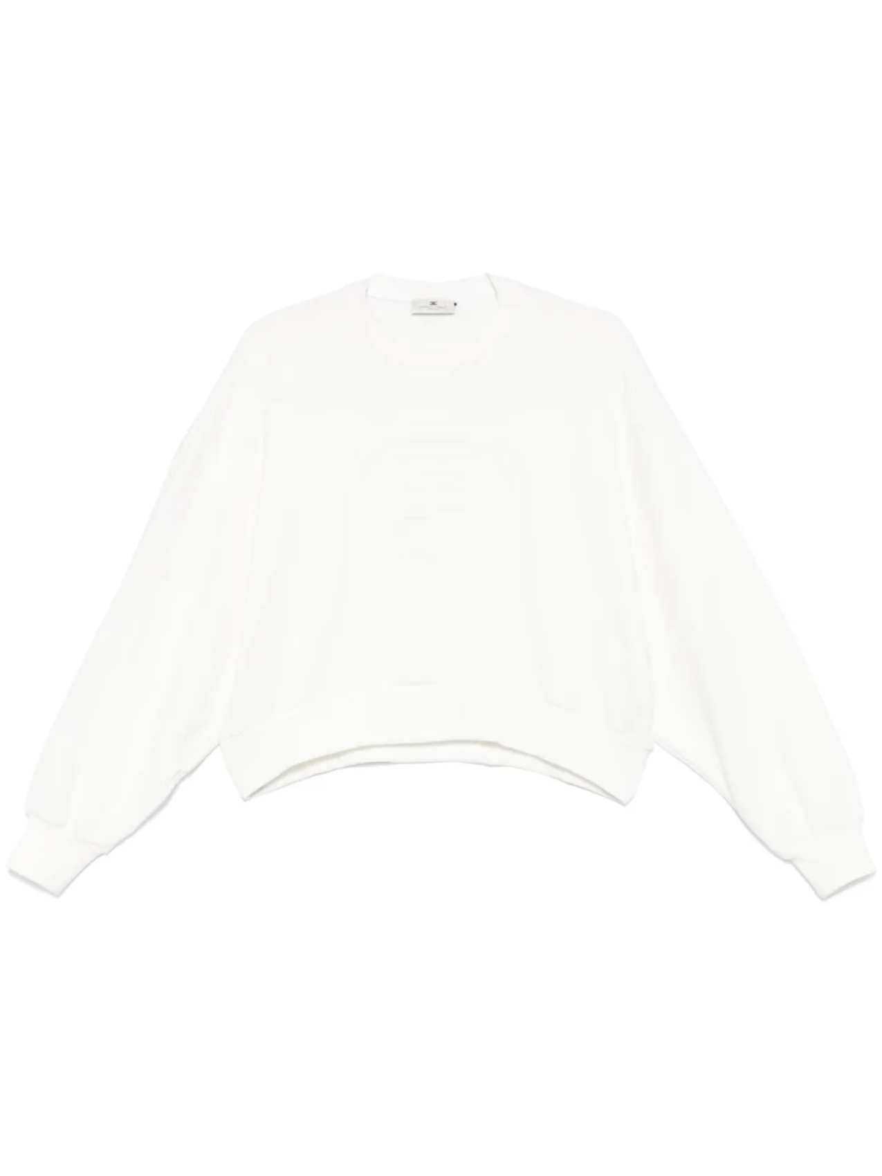 

Толстовка с тисненым логотипом Elisabetta Franchi, белый