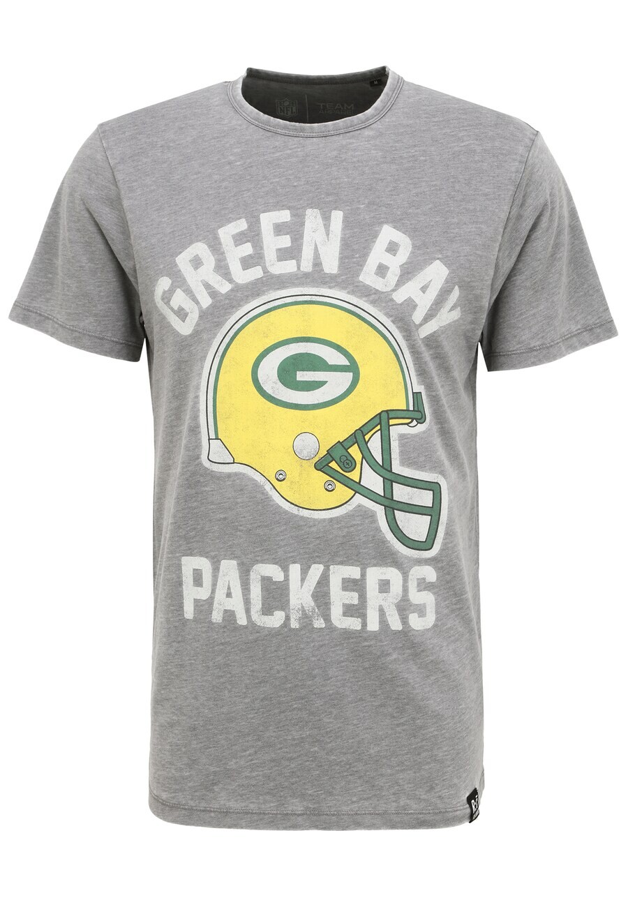 

Классическая футболка Recovered Shirt NFL Helmet Print, серый