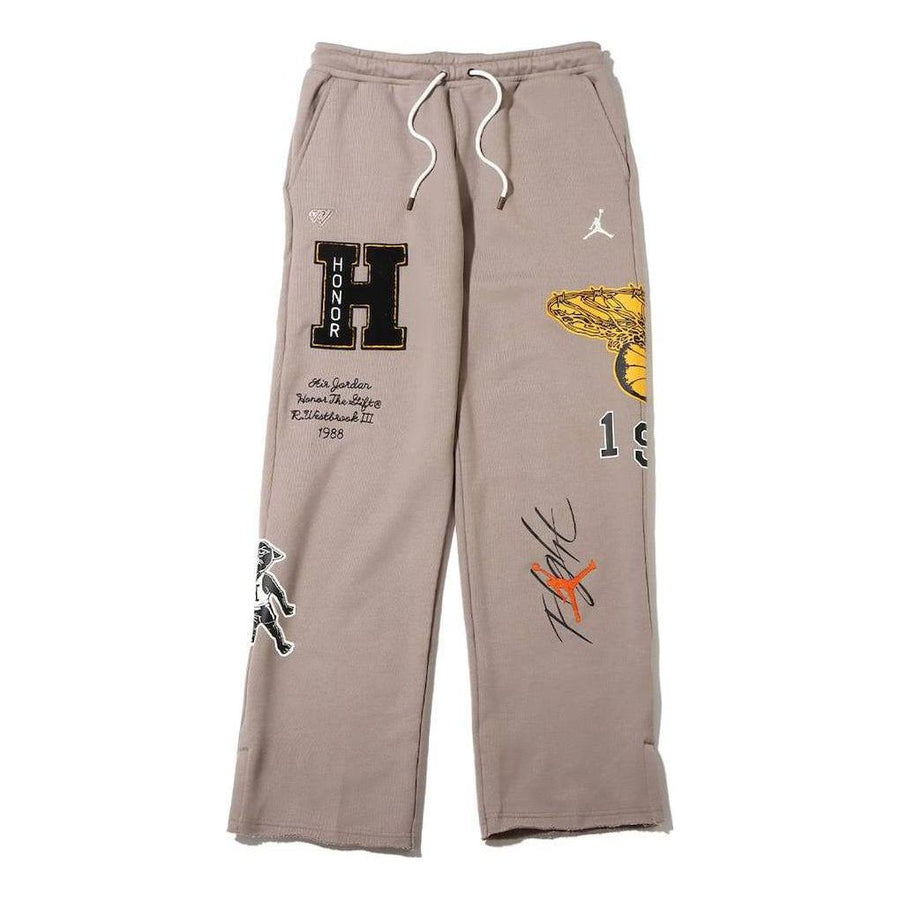 

Спортивные брюки Air Jordan x Honor The Gift Pants 'Moon Fossil', желто-коричневый