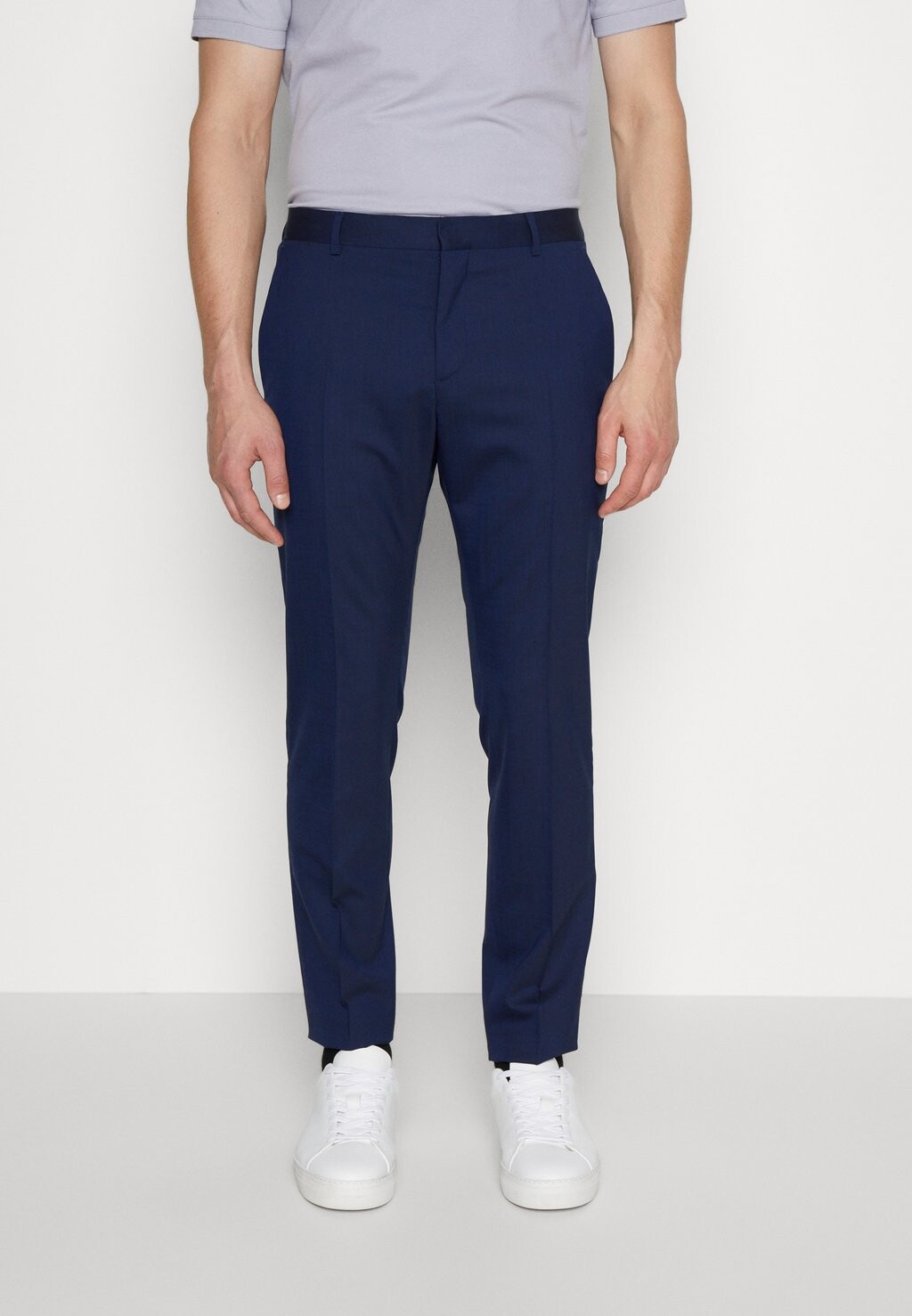 Костюмные брюки STRETCH SLIM SUIT PANT Calvin Klein Tailored, цвет ink blue — фото 3