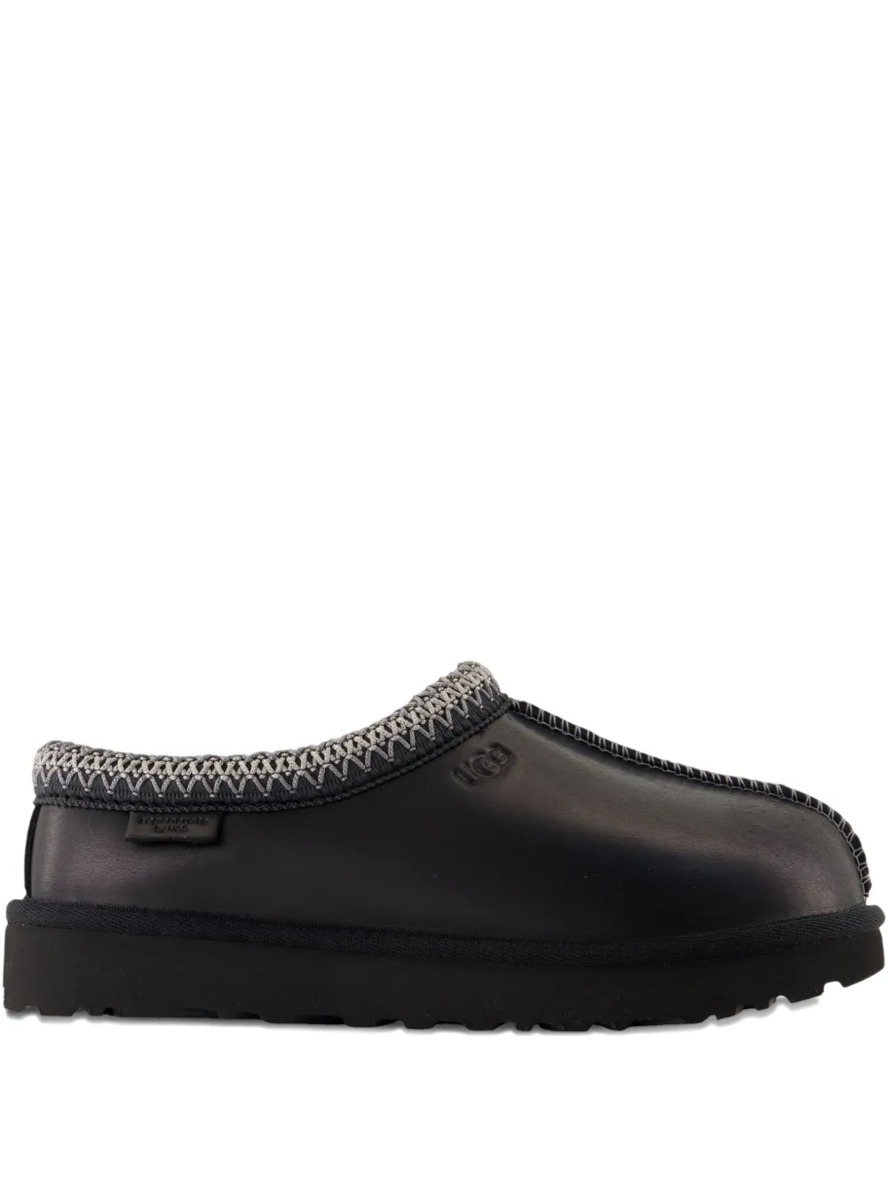 Тасмановские кожаные мюли UGG, черный