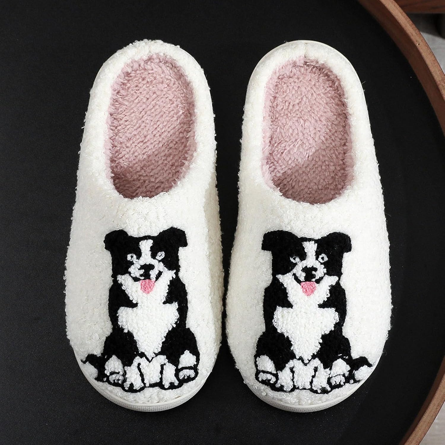 Тапочки JYSwoshoe с ворсом для женщин и мужчин, удобные домашние тапочки с памятью формы, мягкие плюшевые, теплые тапочки для дома и улицы, F 1 — фото 3