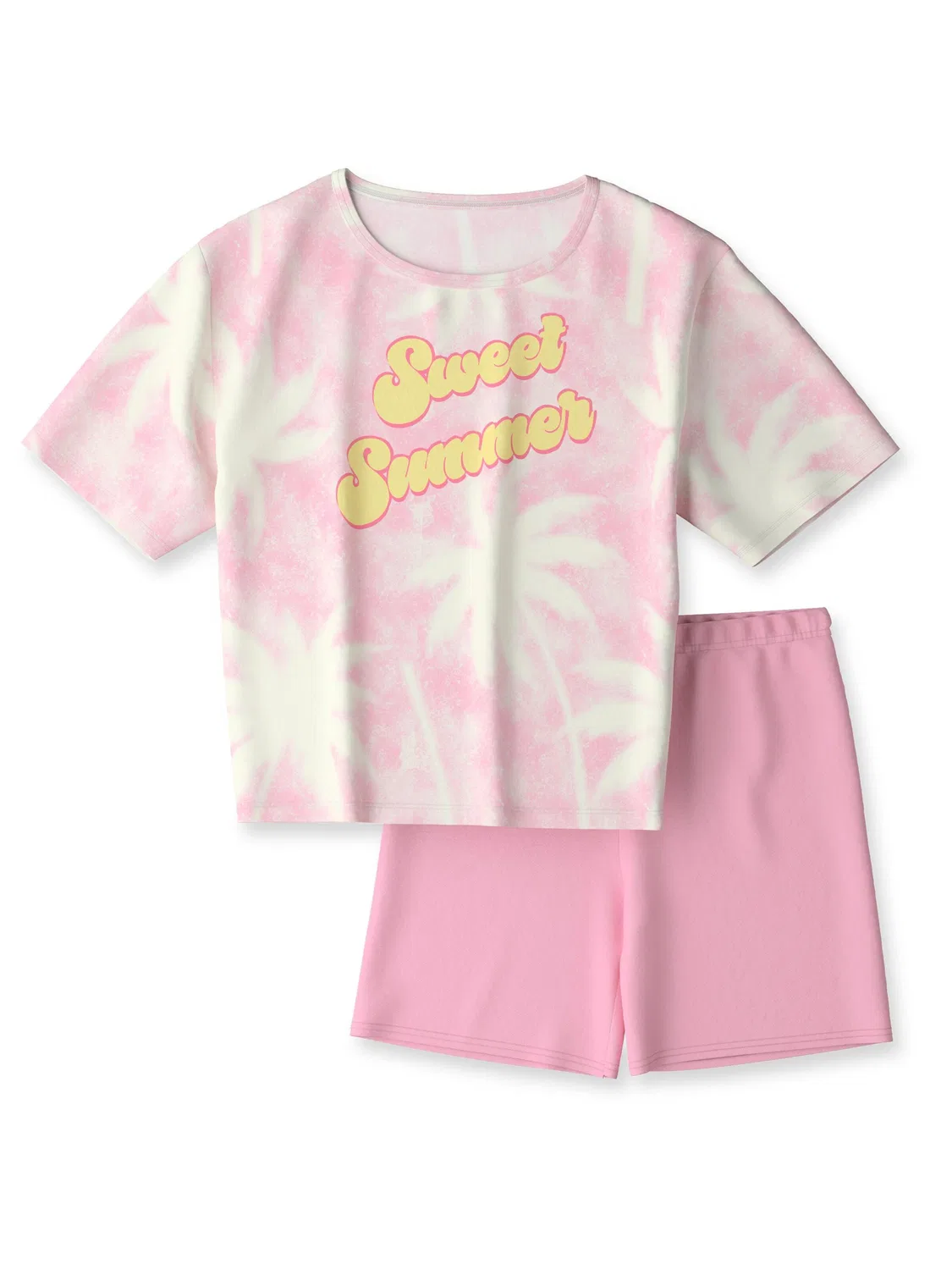 Пижама Calida Kids Palms сиреневого цвета