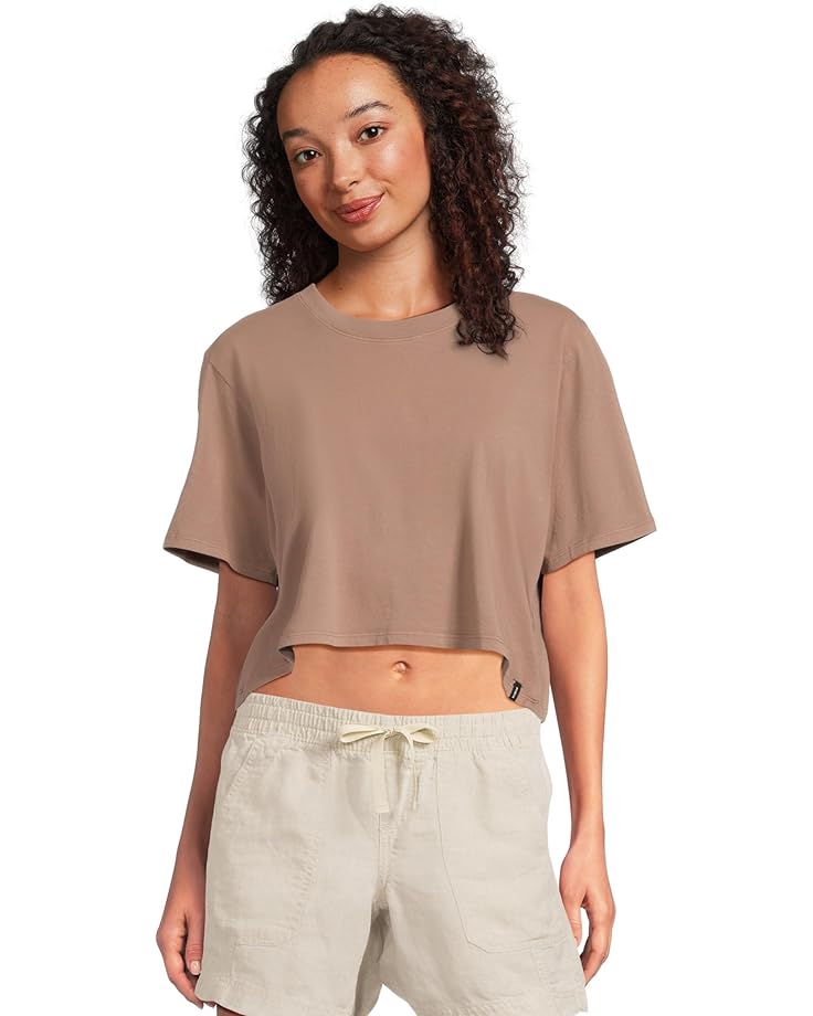 

Футболка Prana Everyday Crop Tee, цвет Carob