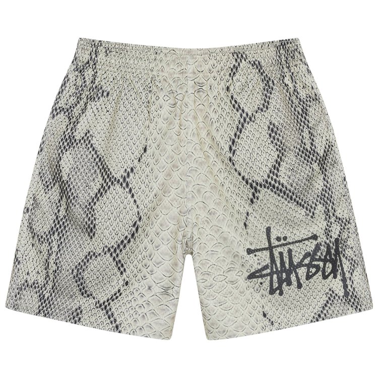 

Шорты Stussy Basic Snake Mesh Short, цвет Bone