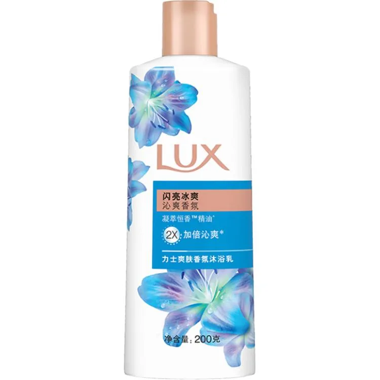 LUX Гель для душа Lotus Skin успокаивающий ароматный увлажняющий очищающий попурри 600г/720мл/720мл*2/1000г/1000г*2, Shiny Cooling 200g