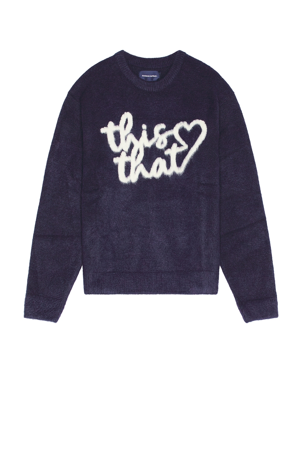 

Свитер с логотипом в виде сердца Thisisneverthat, purple