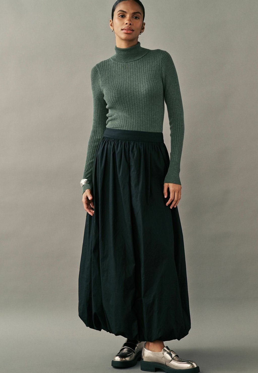 

Джемпер HIGH ROLL NECK TALL Next, зеленый
