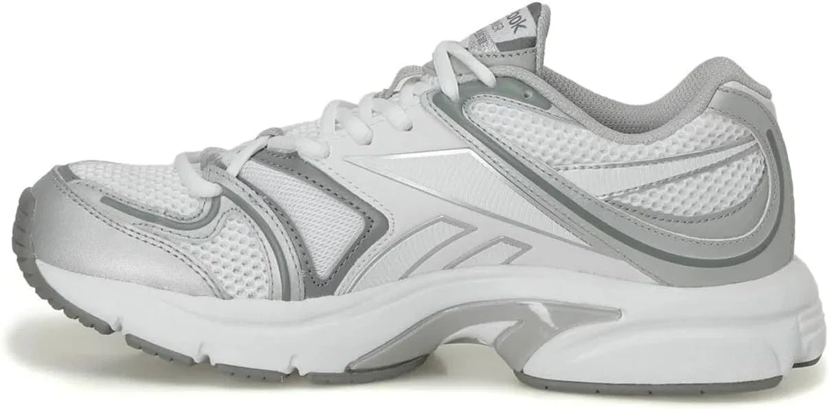 Детские кроссовки Reebok Unisex RBK Premier Road Plus VISneaker, White Grey 1 Silver Metallic — фото 2