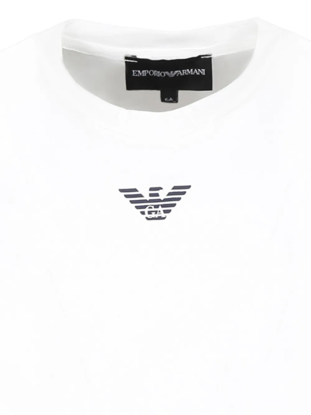 Футболка с логотипом Emporio Armani Kids, белый — фото 3