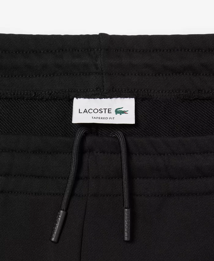 Мужские спортивные штаны с карманами Lacoste, черный — фото 4