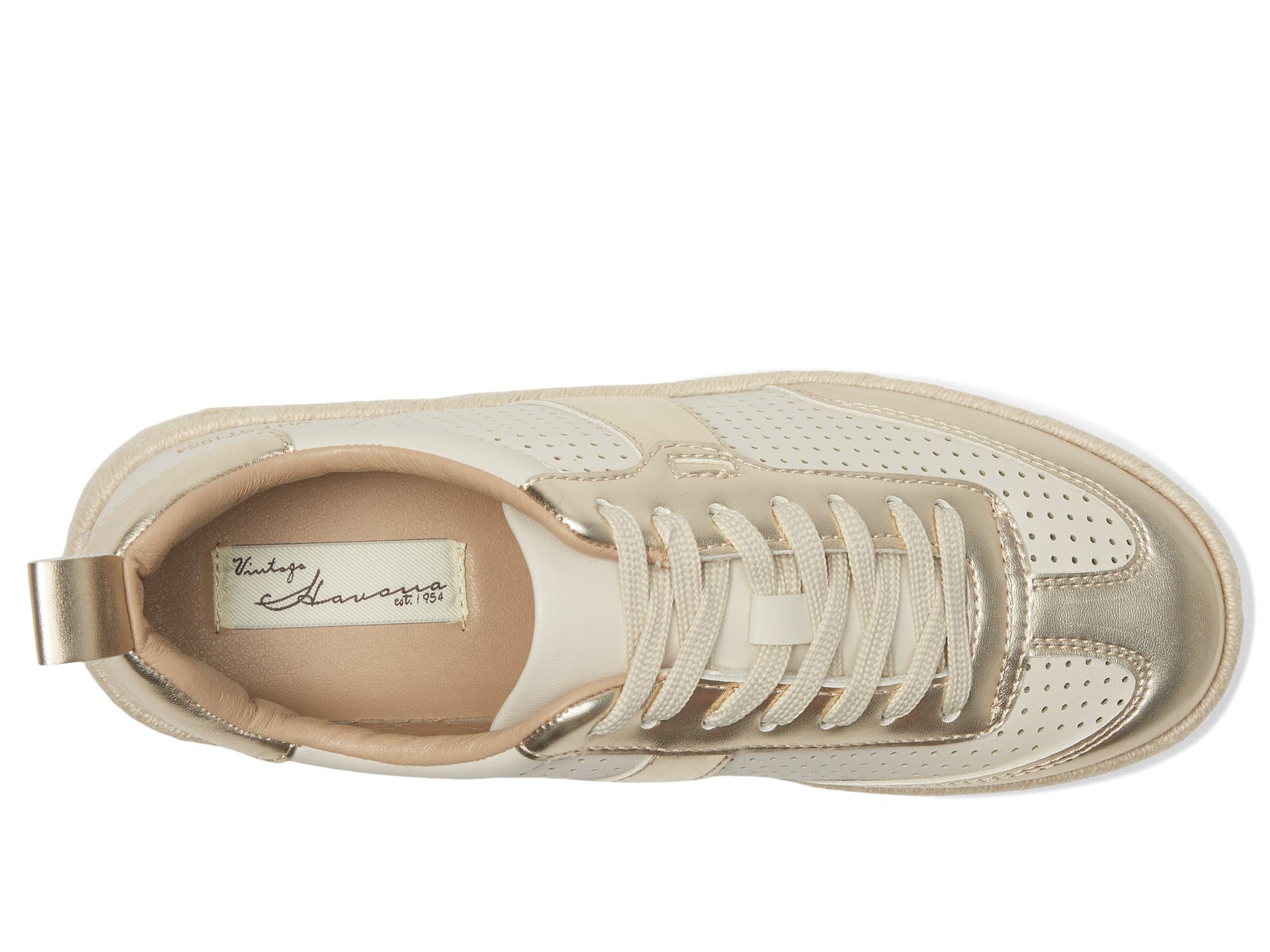 Туфли Vintage Havana May, цвет White/Gold — фото 2