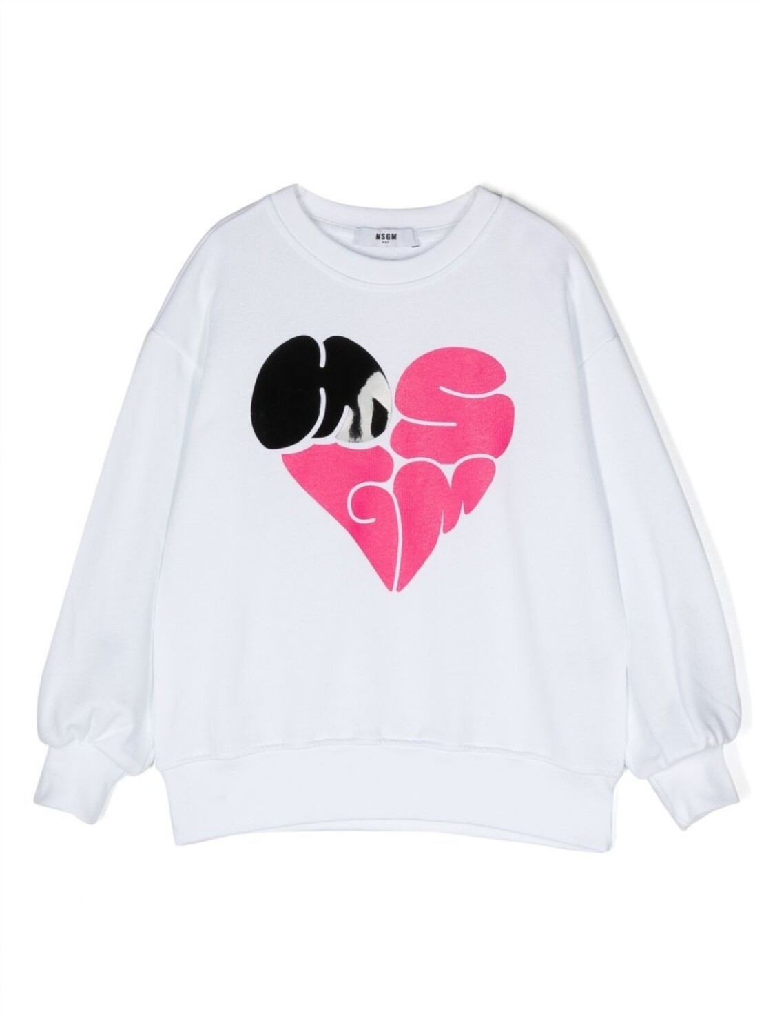 

MSGM Kids толстовка с логотипом, белый