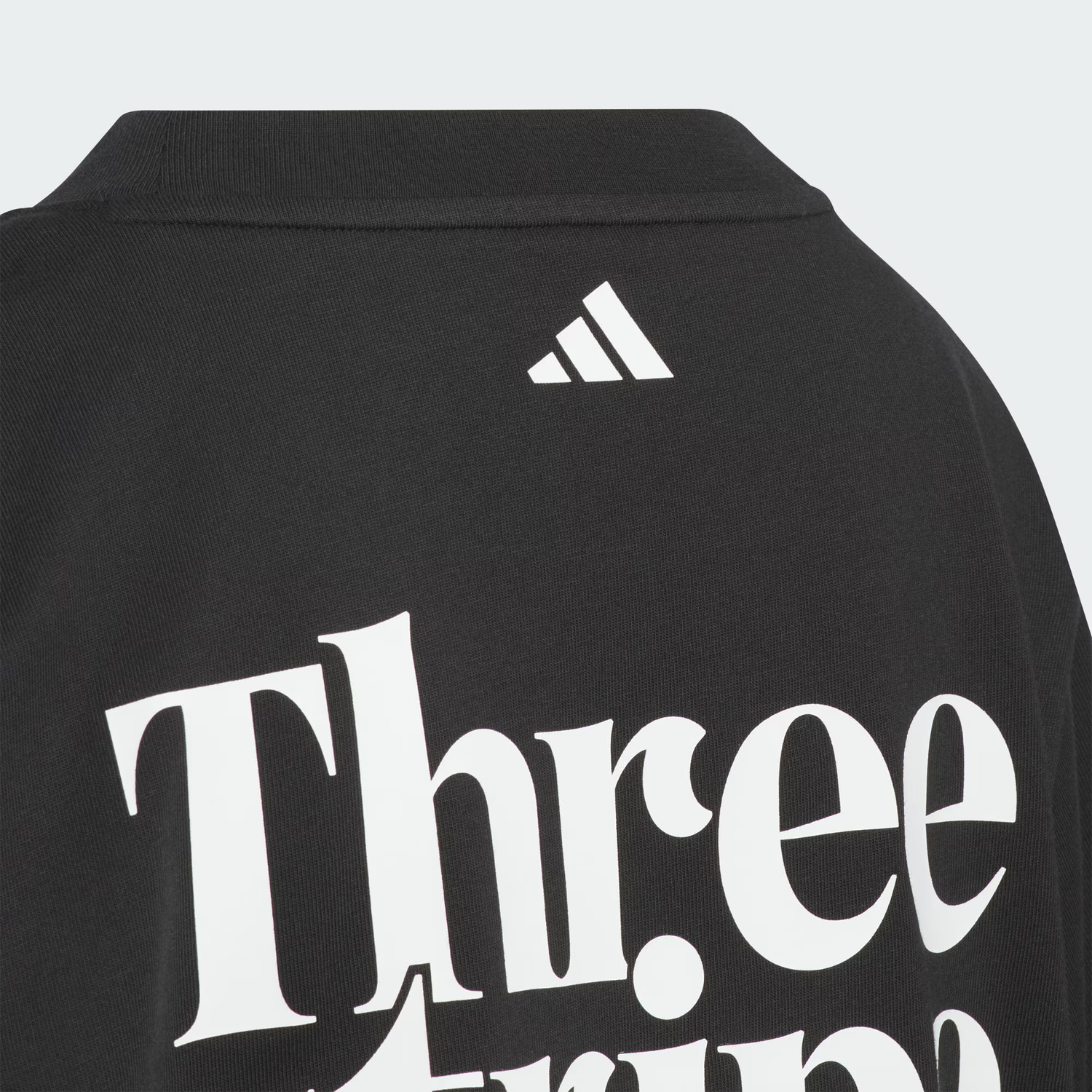 Adidas Повседневный спортивный комплект GRAPHIC TEE Black/White для детей 3-7 лет — фото 4