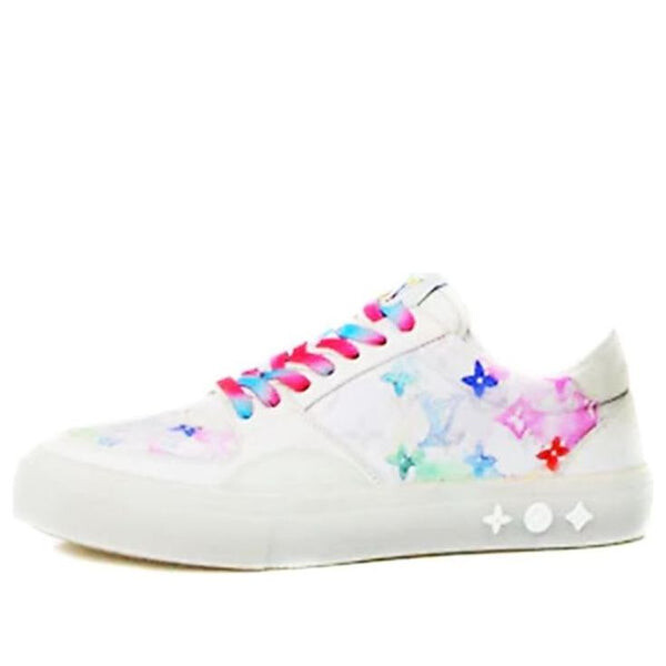 

Кроссовки ollie sneakers 'white with colorful monogram' Louis Vuitton, белый