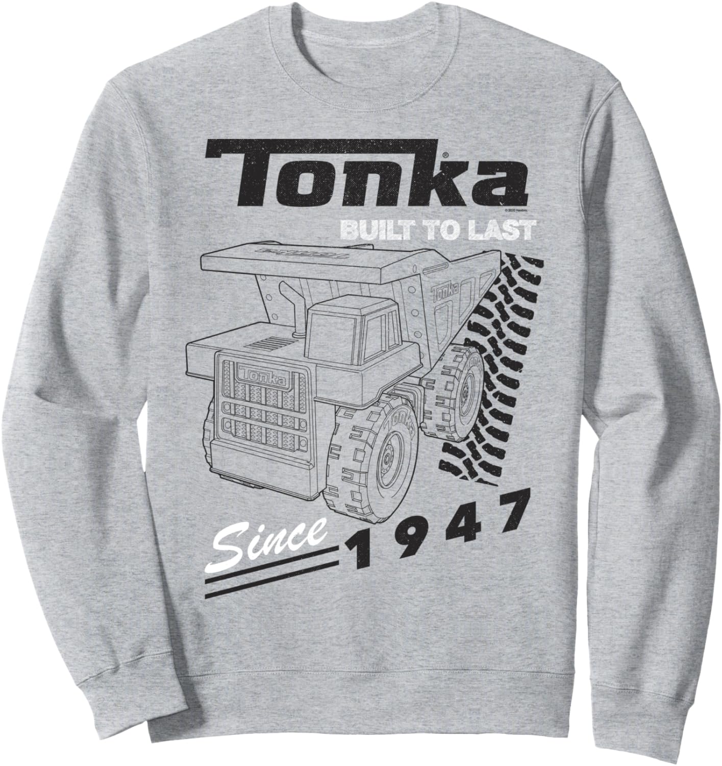 

Толстовка Tonka Built To Last Since 1947, серая, Серый, Толстовка Tonka Built To Last Since 1947, серая