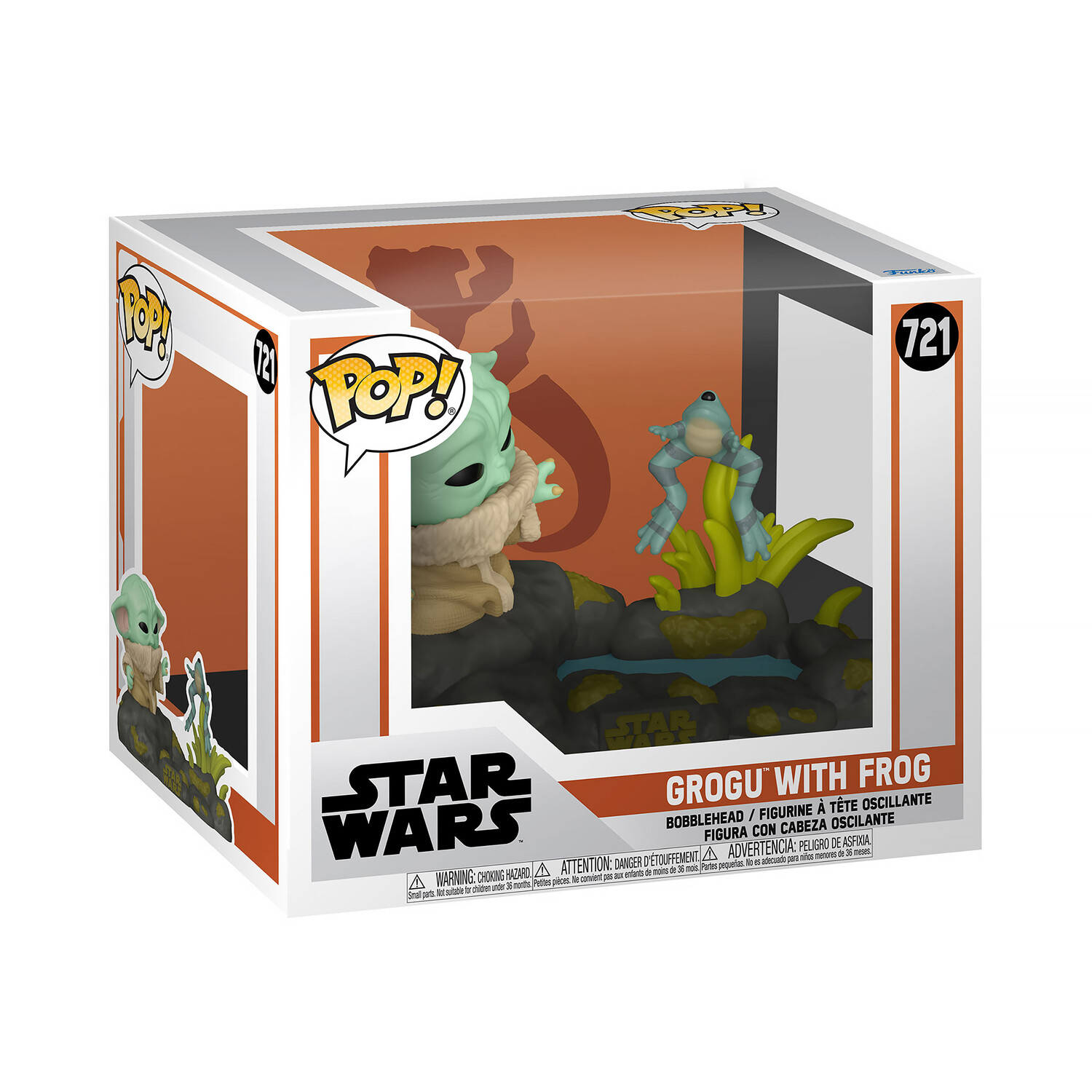 

Поп-фигурка Грогу с лягушкой Funko - Star Wars The Mandalorian