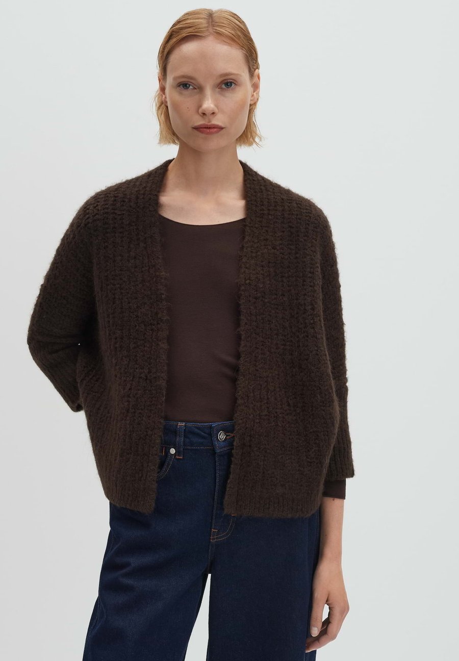 

Кардиган someday. LOOSE FIT RIBBED TEXTURE, Dark Espresso/Brown