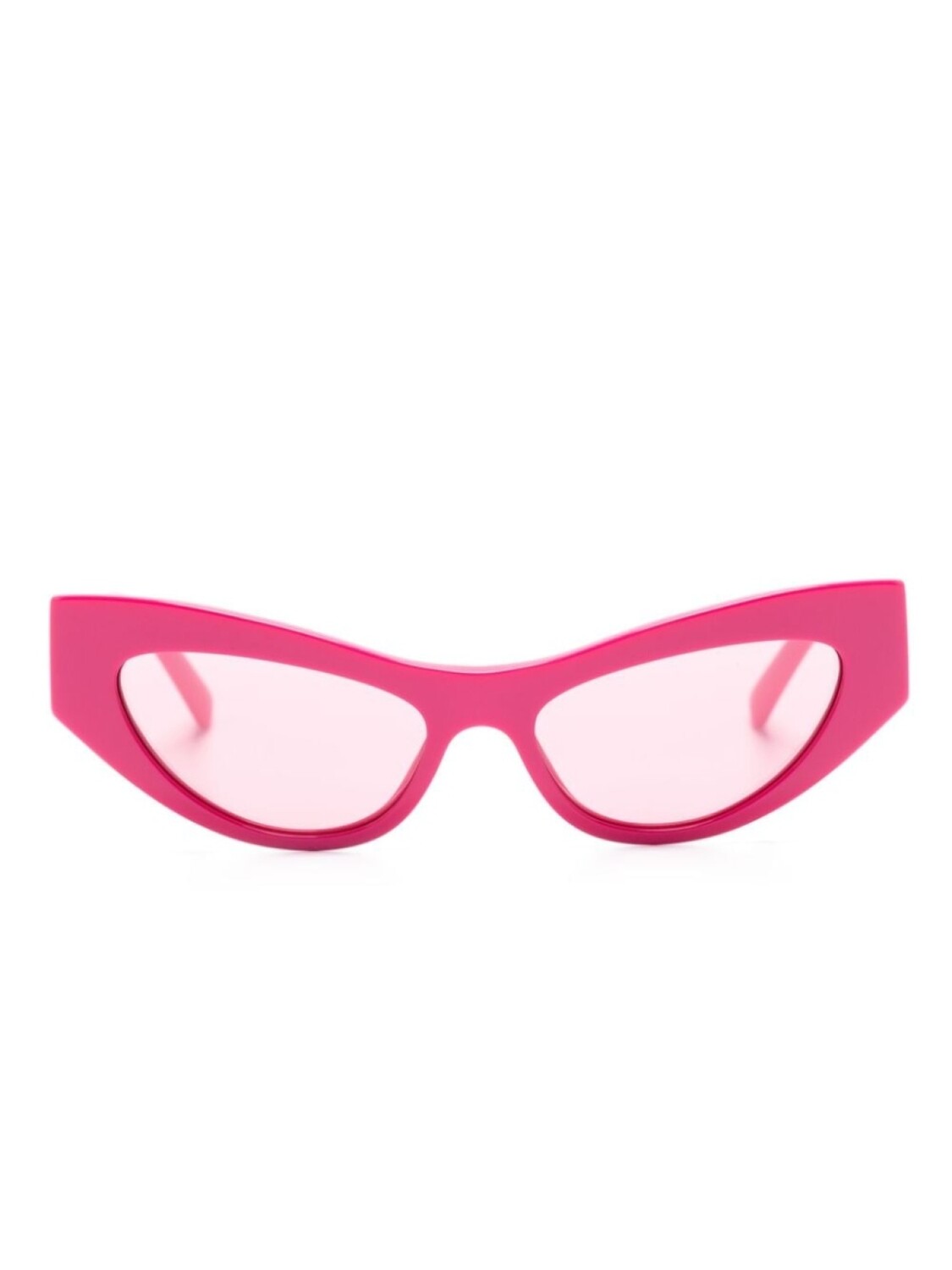 

Dolce & Gabbana Eyewear солнцезащитные очки в оправе 'кошачий глаз' с логотипом, розовый
