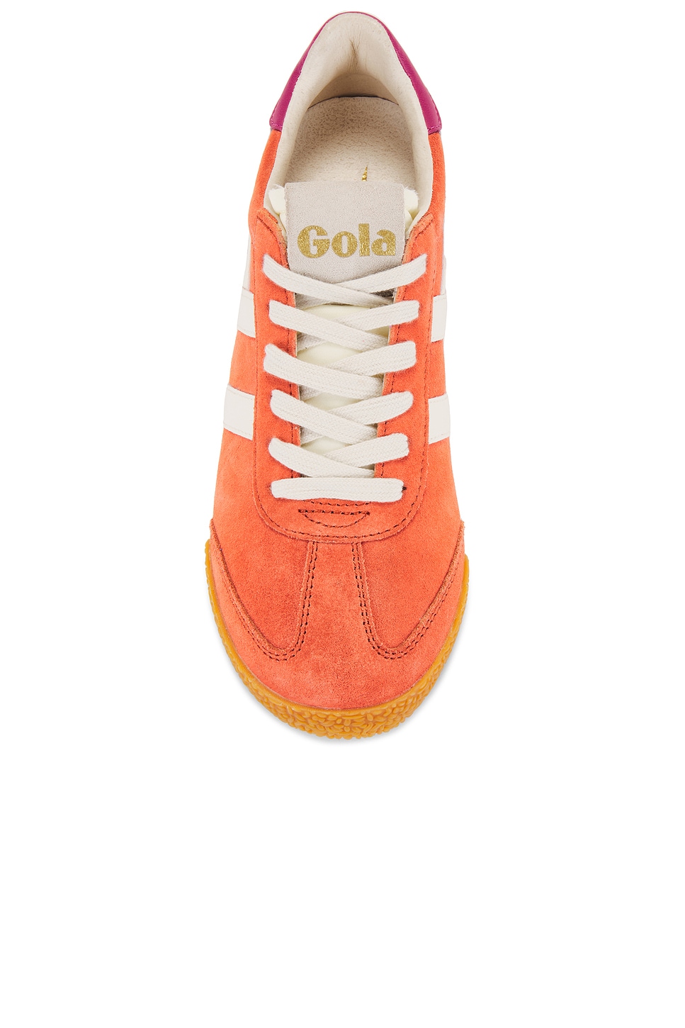 Кроссовки из замши для женщин Grandslam Gola, coral & off white & gum — фото 4