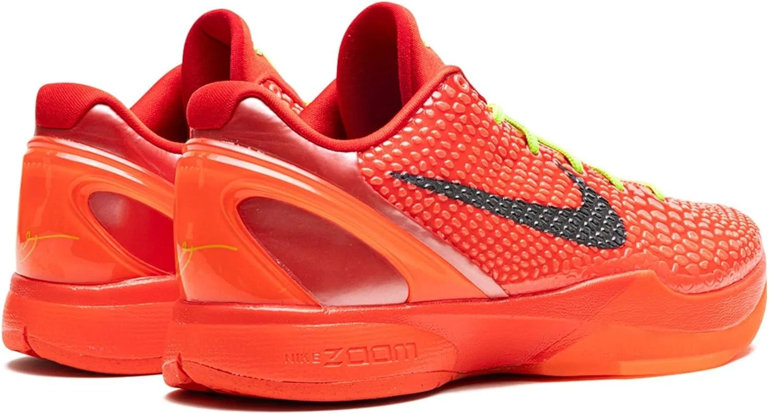 Мужские кроссовки Nike Kobe 6 Reverse, размер 11.5, ярко-красный/черный-электрический зеленый (FV4921-600) — фото 3