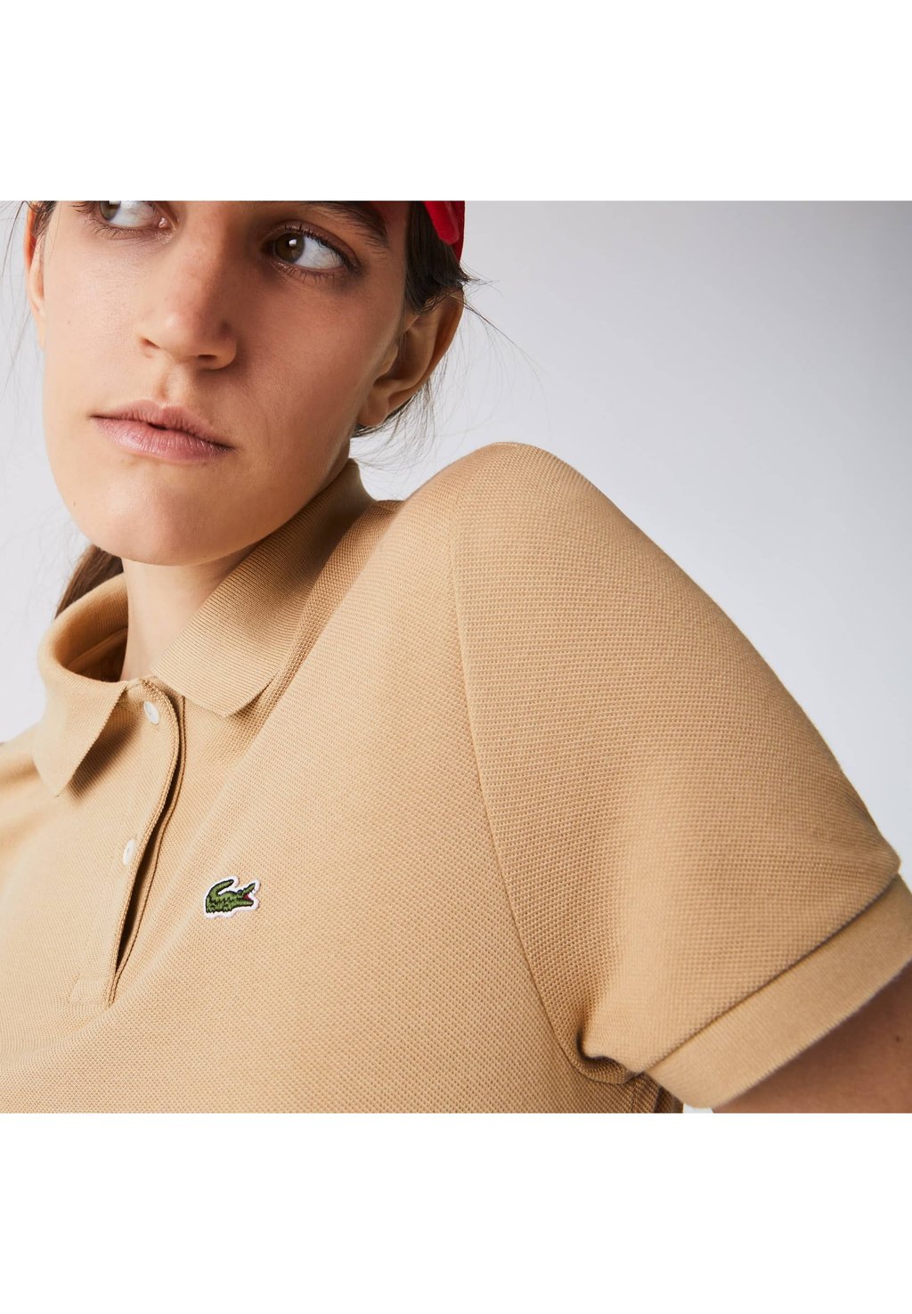 

Рубашка поло Lacoste, бежевый