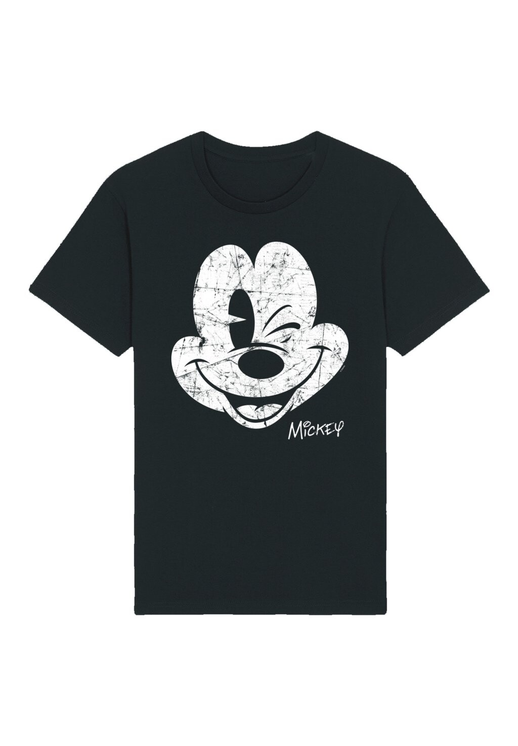 

Футболка с принтом DISNEY MICKY MAUS GESICHT VINTAGE LOOK F4NT4STIC, черный