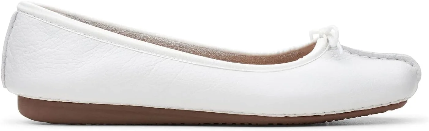 Балетки Clarks Freckle Ice, белый — фото 4