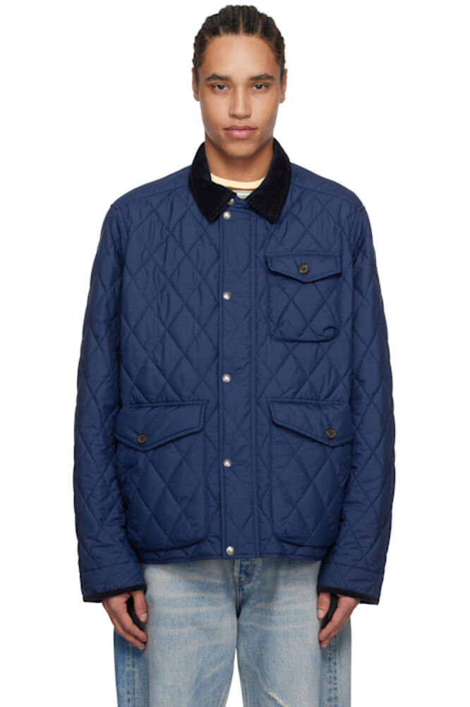 

Синяя стеганая куртка «The Beaton» Polo Ralph Lauren