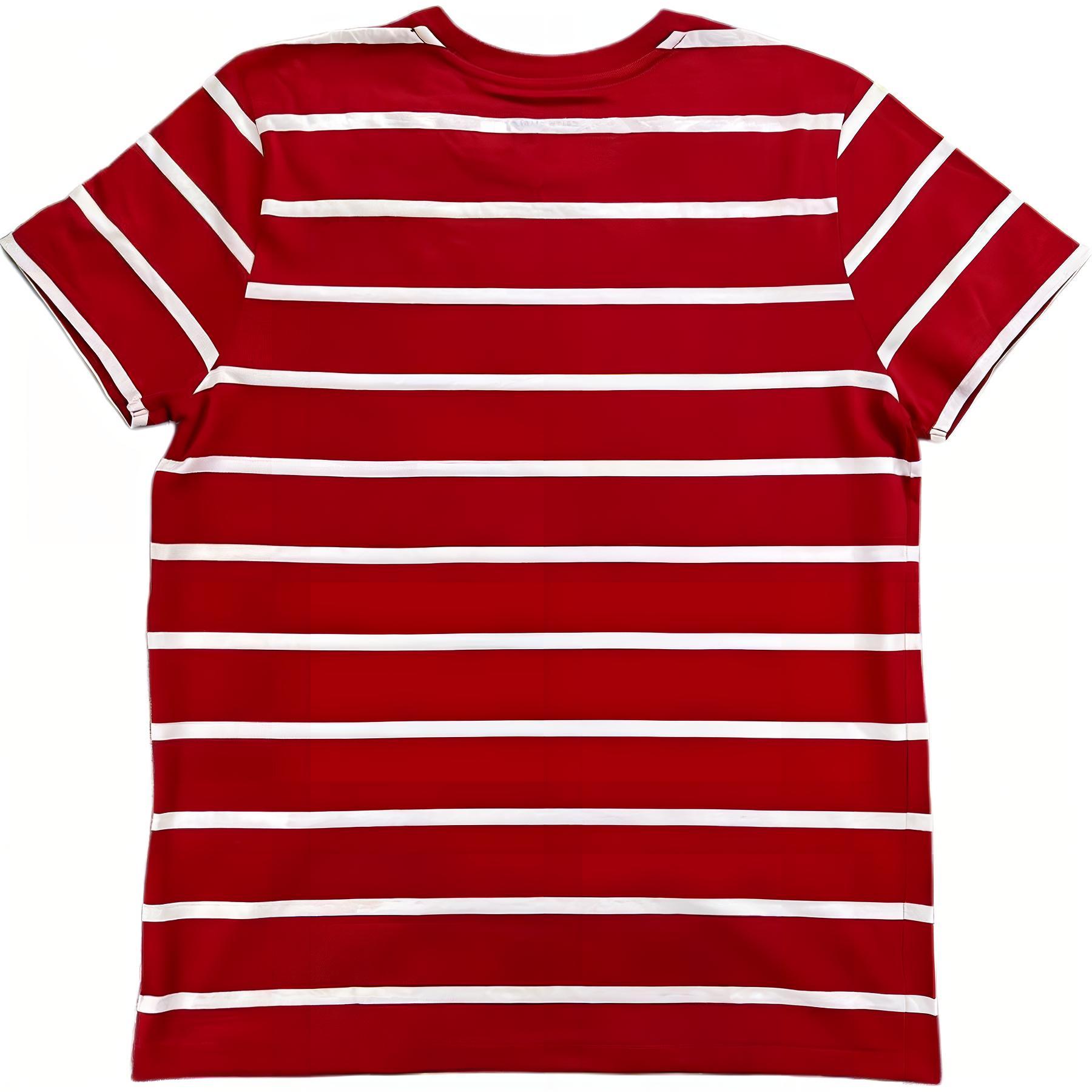Футболка Polo Ralph Lauren Striped Cotton Jersey, красный — фото 3