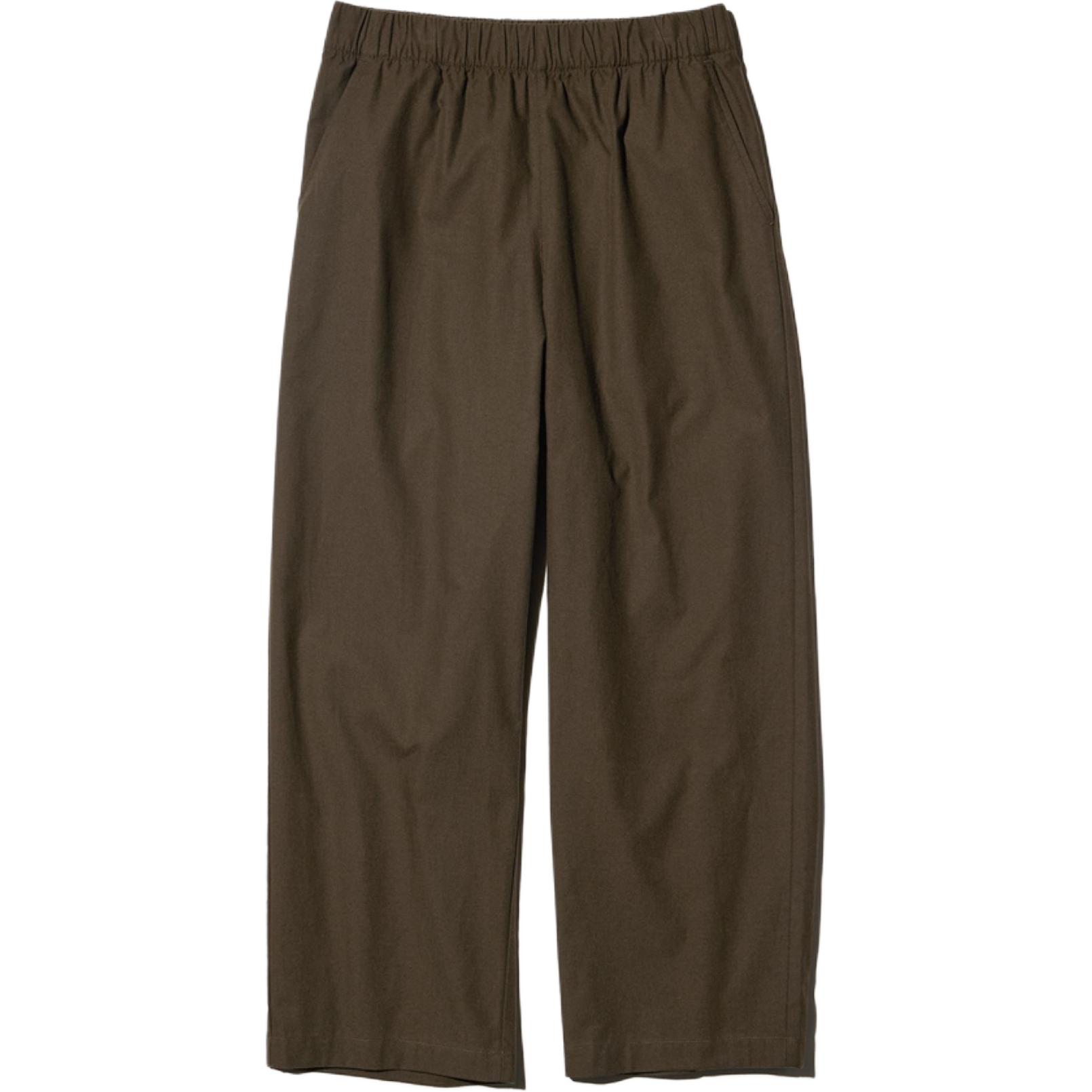 

Повседневные брюки для женщин Chestnut, умеренный прямой крой UNIQLO, chestnut