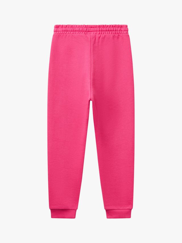 Детские джоггеры из хлопкового флиса с кулиской Benetton, Violet — фото 2