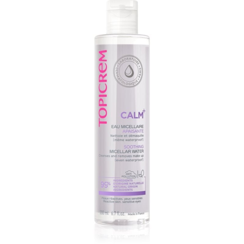 

Topicrem CALM+ Soothing Micellar Water успокаивающая мицеллярная вода для лица и области вокруг глаз 200 мл