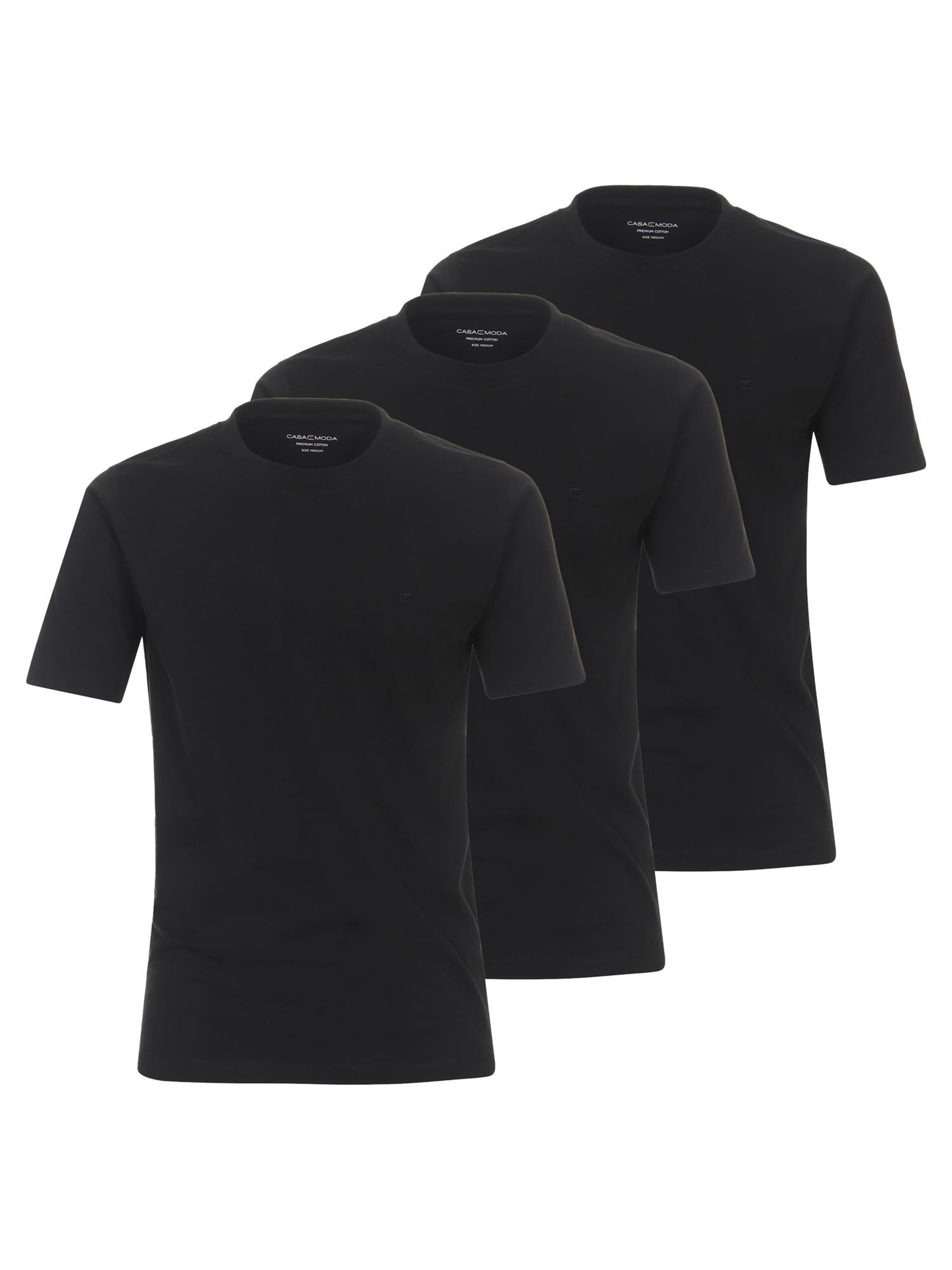 

CASAMODA Футболка 'Basic' в черном цвете