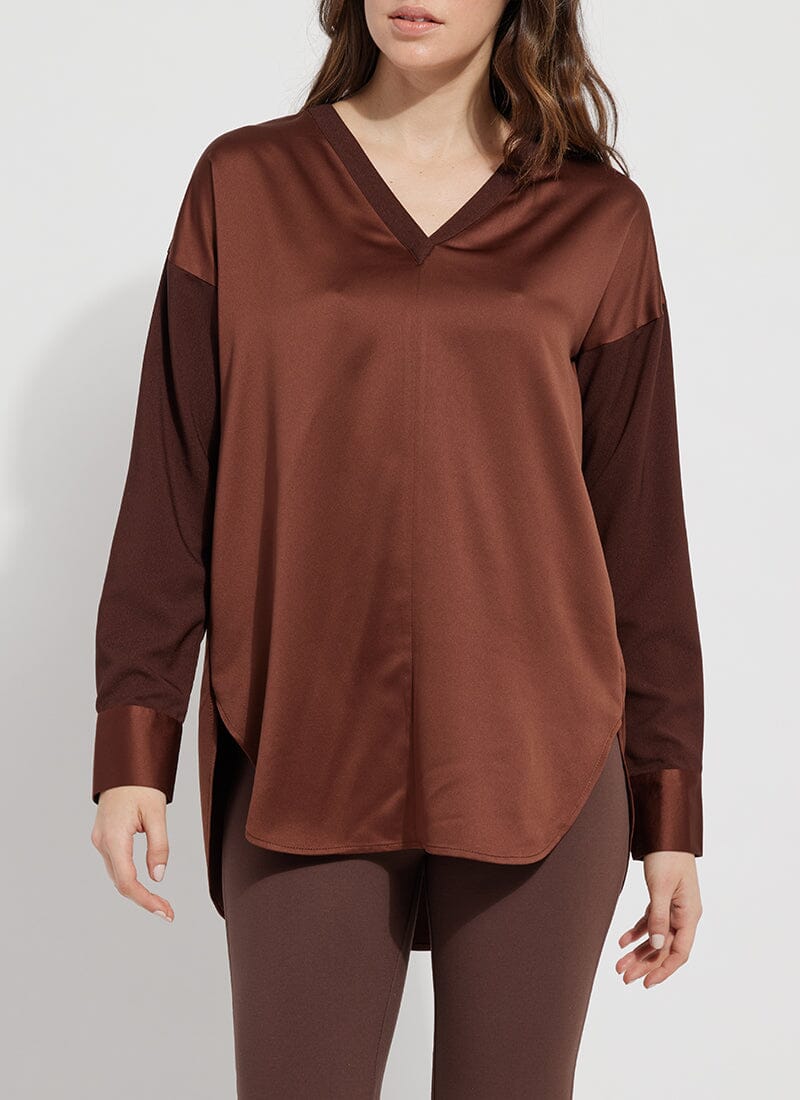 

Жетон Pull Over Топ Lyssé New York, цвет whiskey