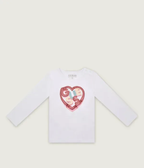 Блуза regular fit Guess, белый