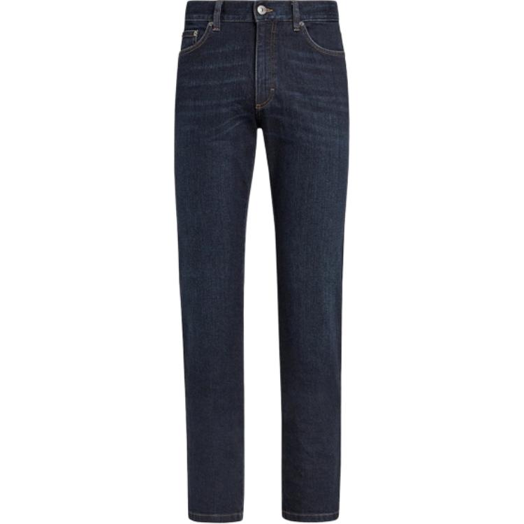 

Zegna Roccia Slim fit Jeans Ermenegildo Zegna, темно-синий