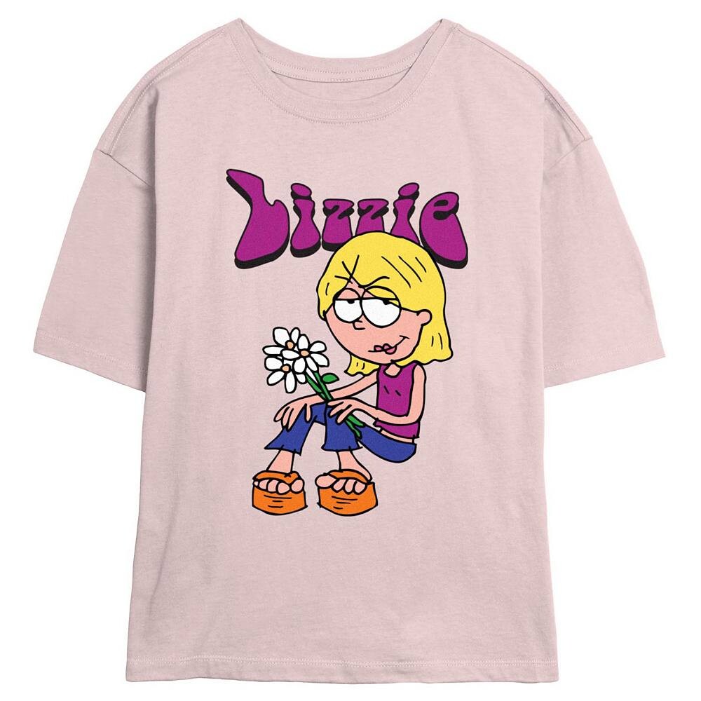 

Детская футболка с рисунком «Скиммер» Disney's Lizzie McGuire Flower Girl, цвет Blush