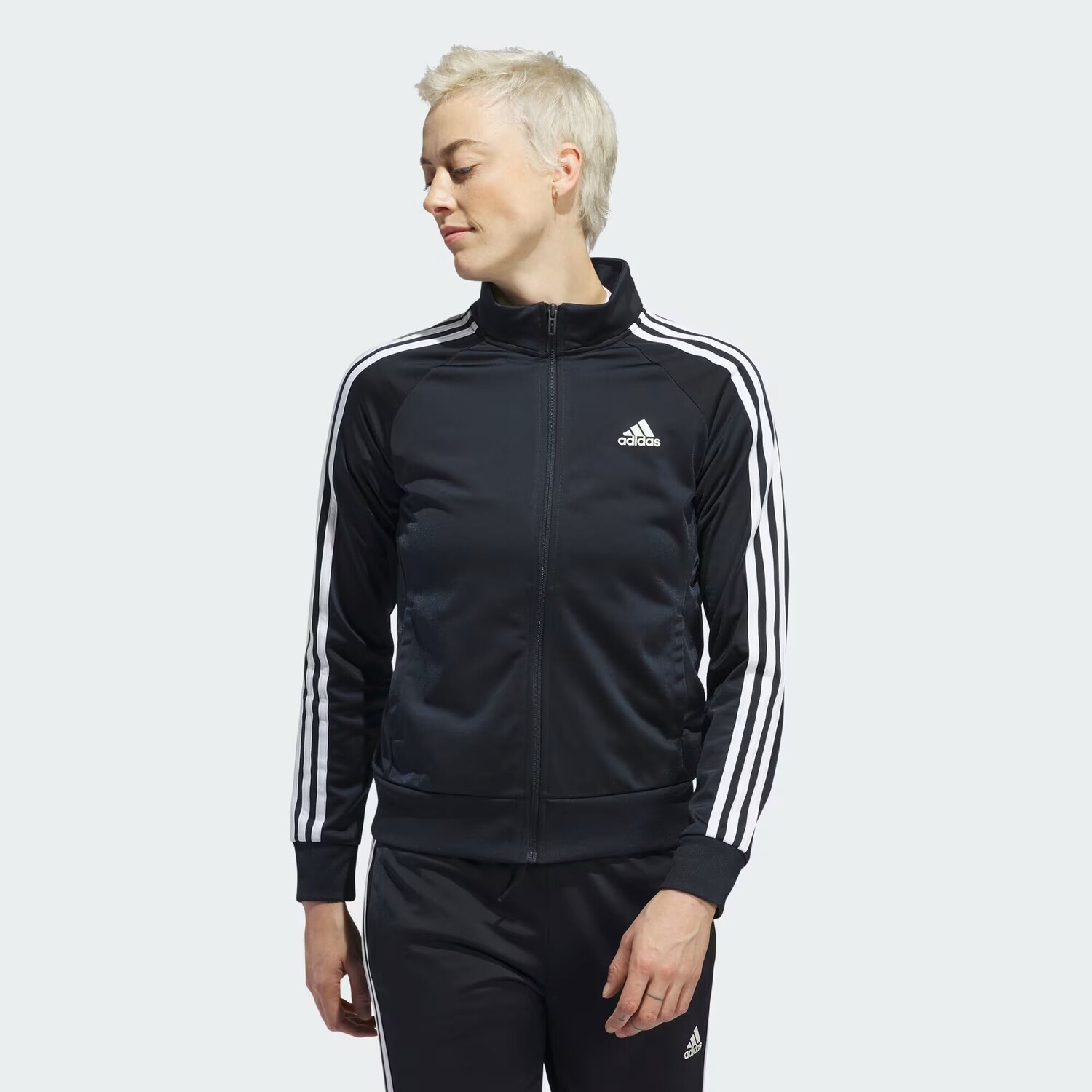

Узкая спортивная куртка с 3 полосками Primegreen Essentials Warm-Up Adidas, цвет Legend Ink