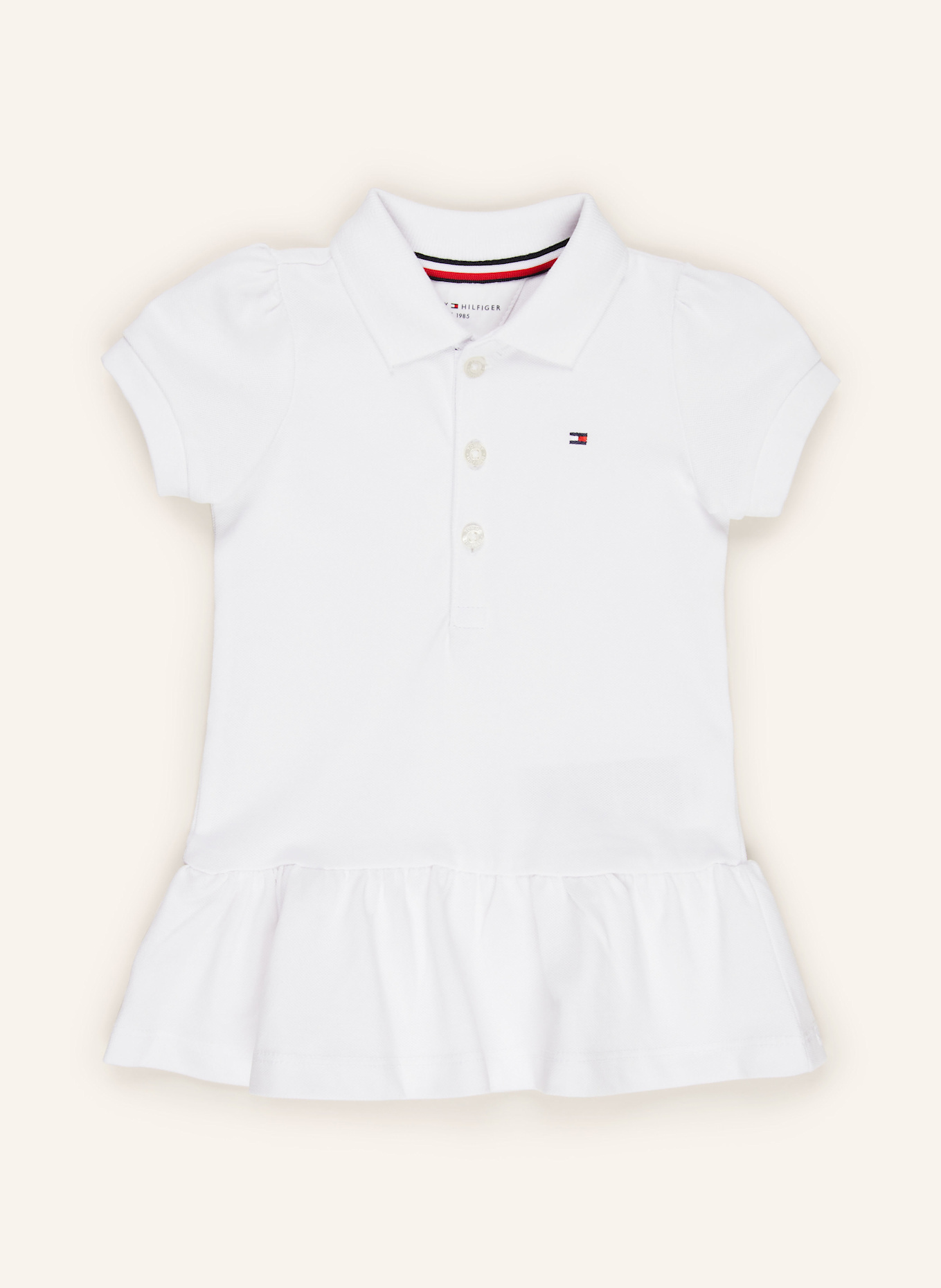

Платье-Поло пике Tommy Hilfiger, белый